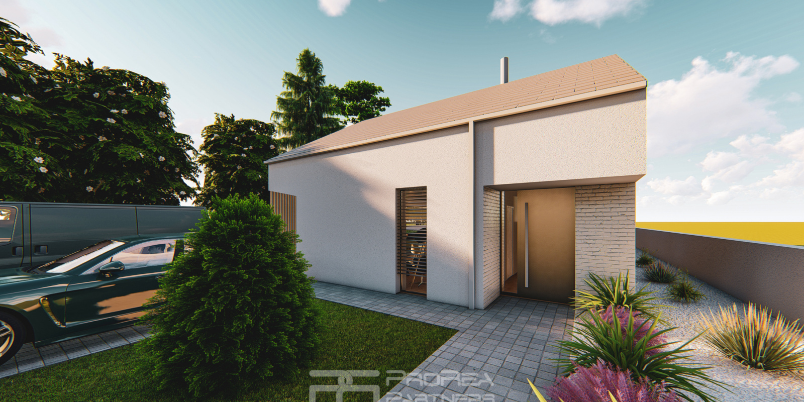 Projekty / RODINNÝ DOM FIBRA Projekty / RODINNÝ DOM FIBRA